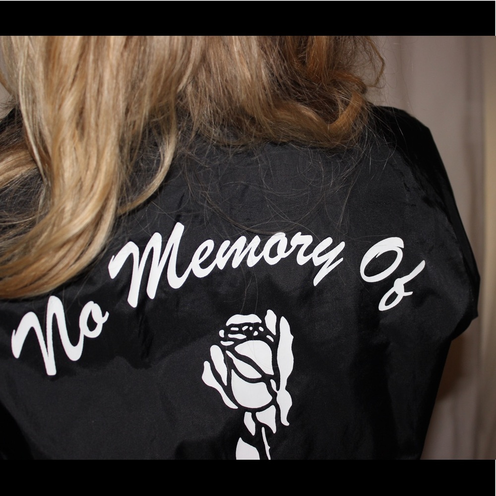 "No Memory of Last Night" Raincoat.