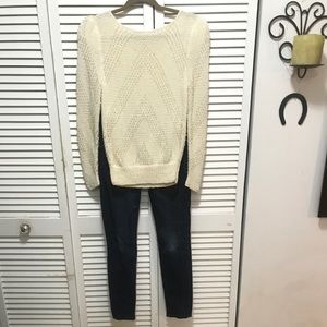 Nannell hand knit beaded sweater