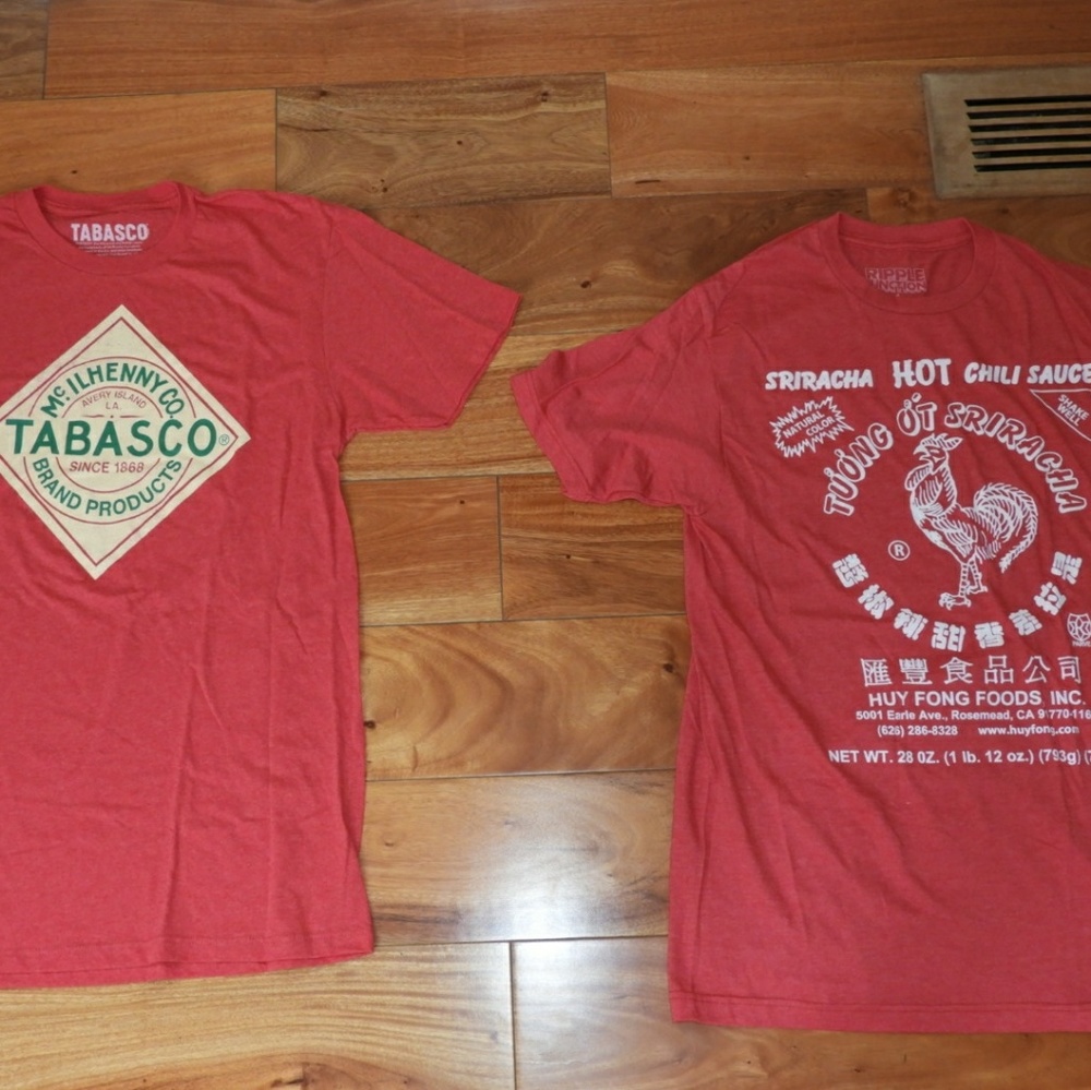 NWOT Hot Sauce Tee Set