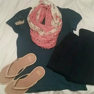 Double patterned infinity scarf