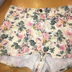 Forever 21 floral shorts