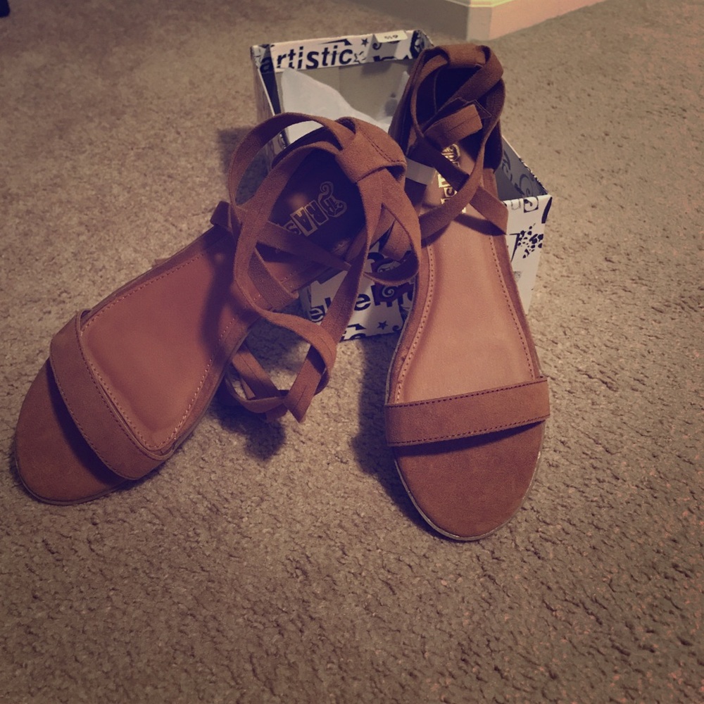 Adorable brown sandals