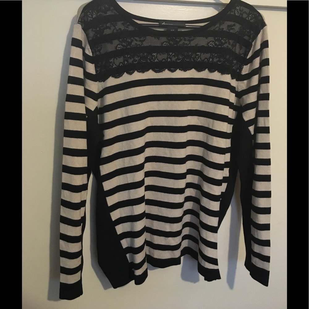 Long sleeve, Lane Bryant striped top