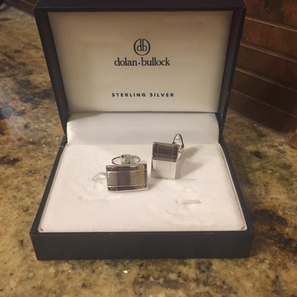 Dolan Bullock Sterling Silver Cuff Link Pair