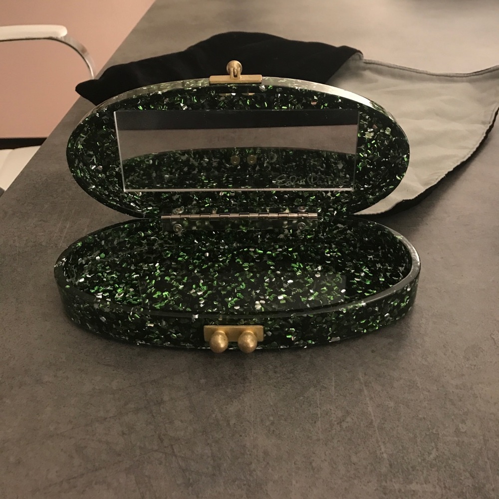 Edie Parker Green Clutch - Picture 2 of 4