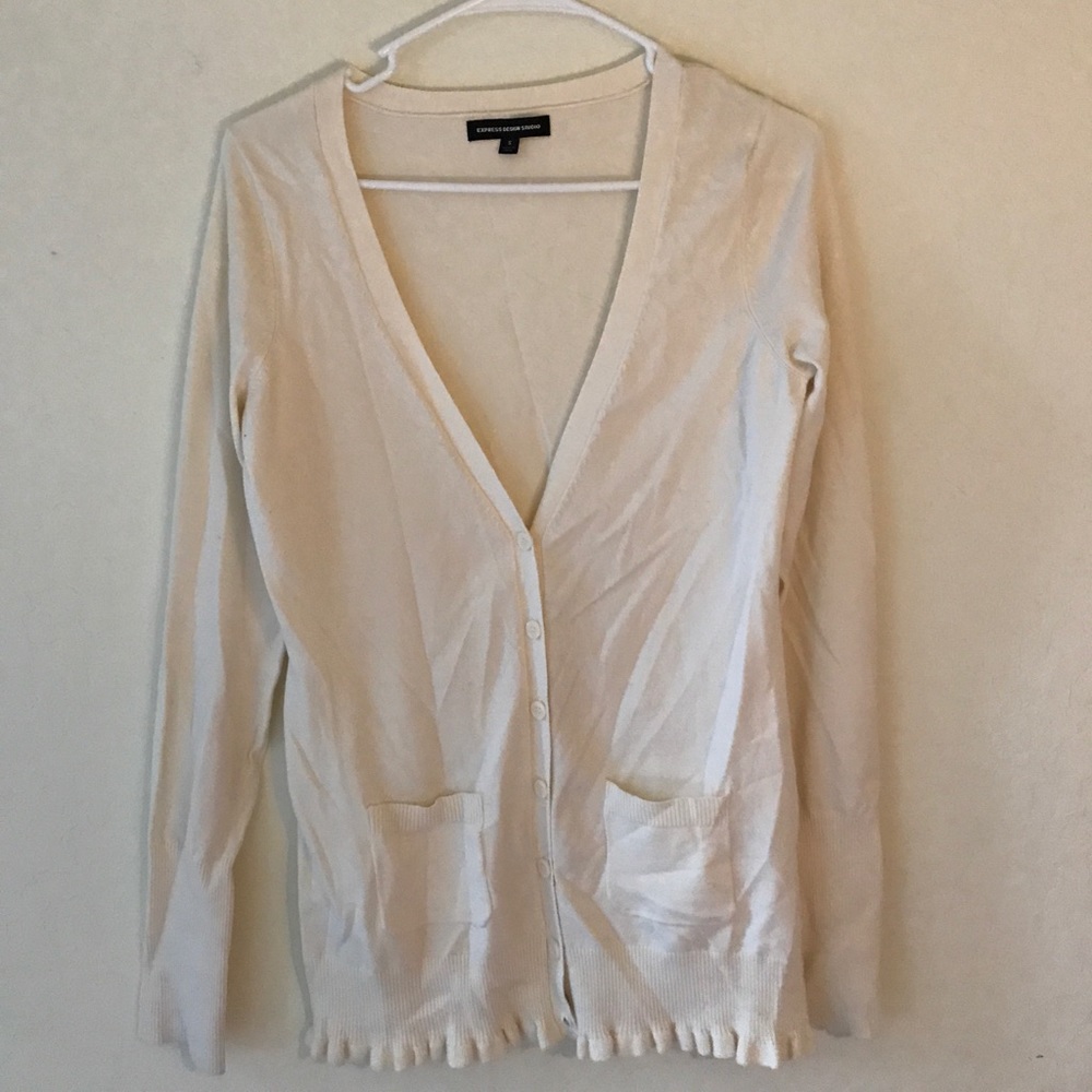 Express silk cardigan