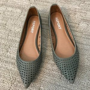 Report Stanton Laser Cut Grey Flats - Stitch Fix