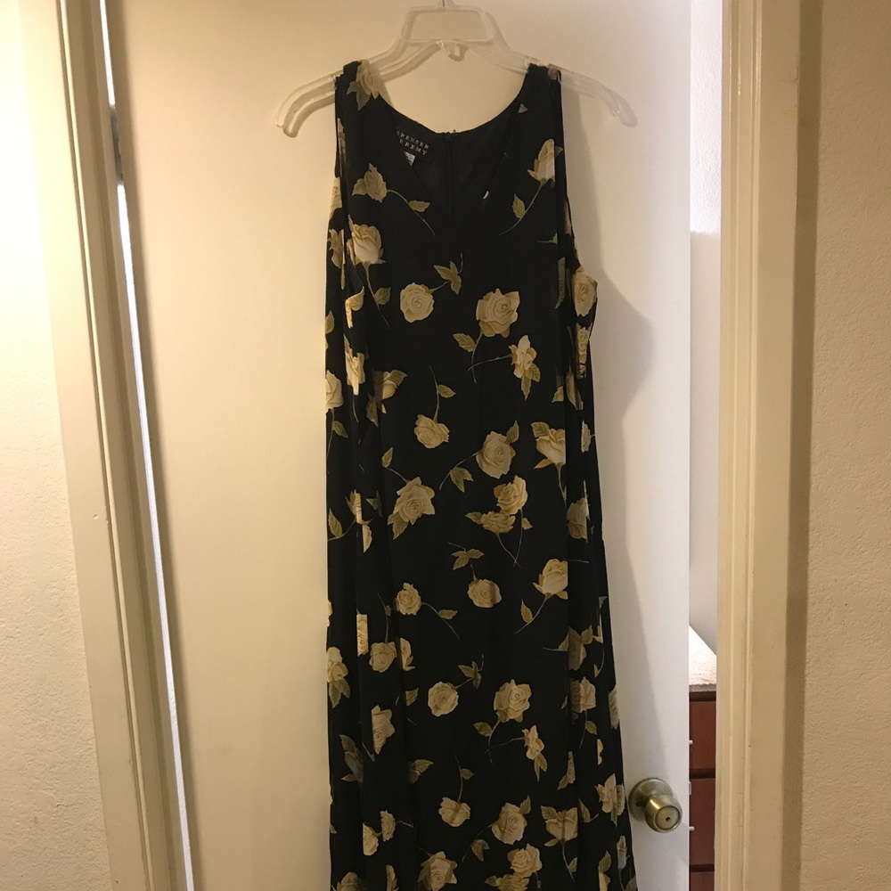Spencer Jeremy long silk dress Size 18