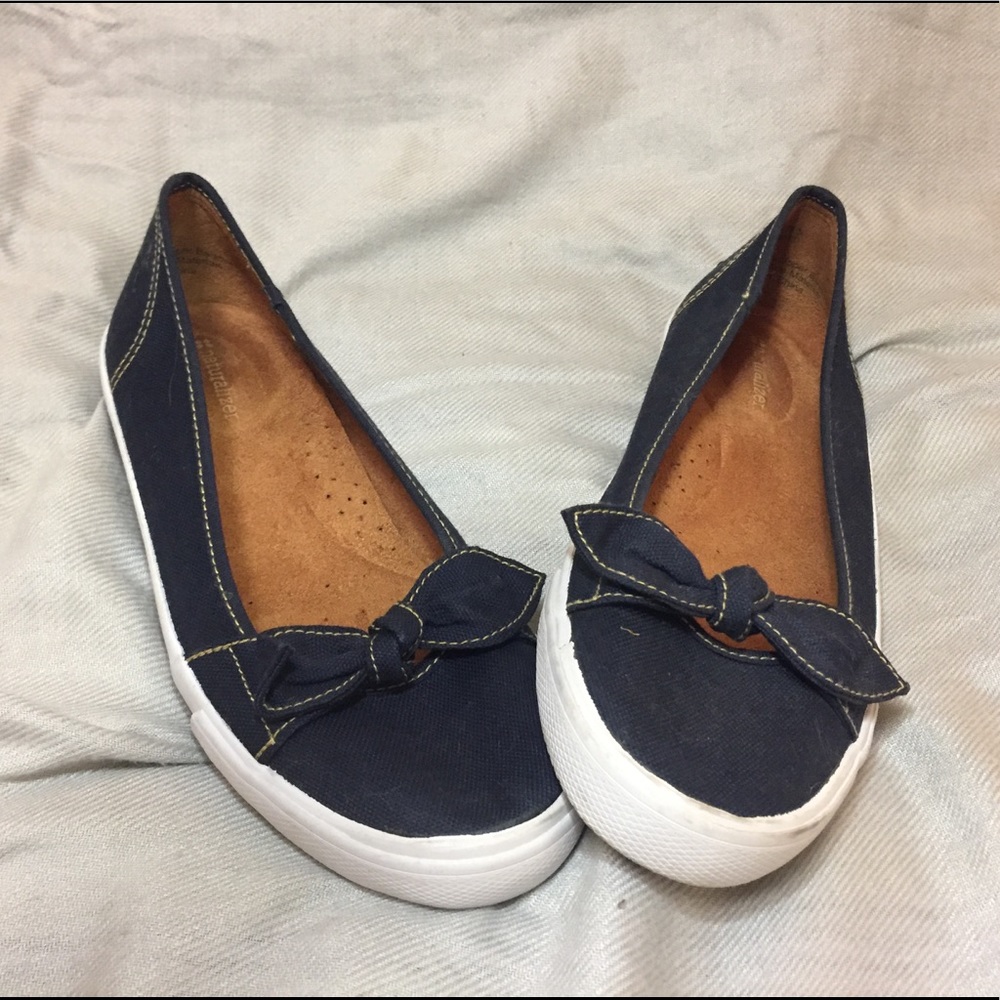 Navy Naturalizer Flats