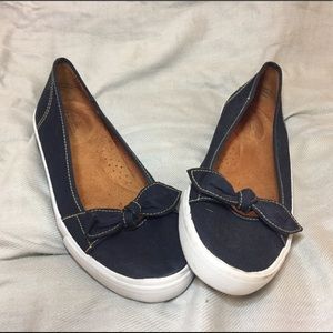 Navy Naturalizer Flats