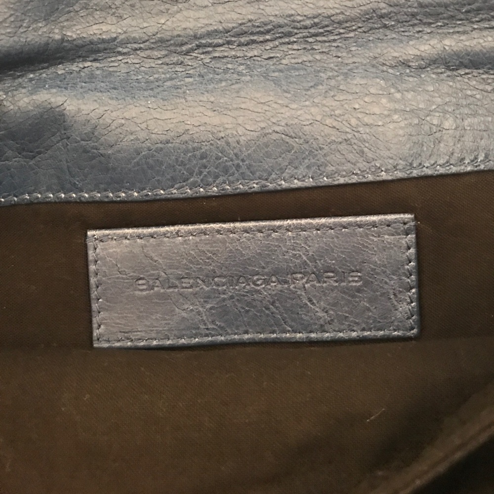 Balenciaga blue clutch - Picture 4 of 4