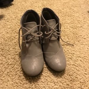 Like new wedge booties from Buckle