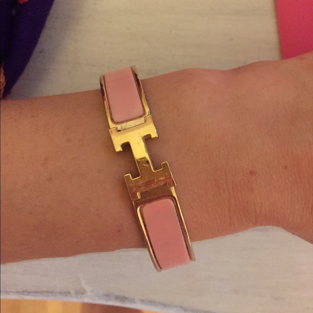 Hermes enamel bracelet