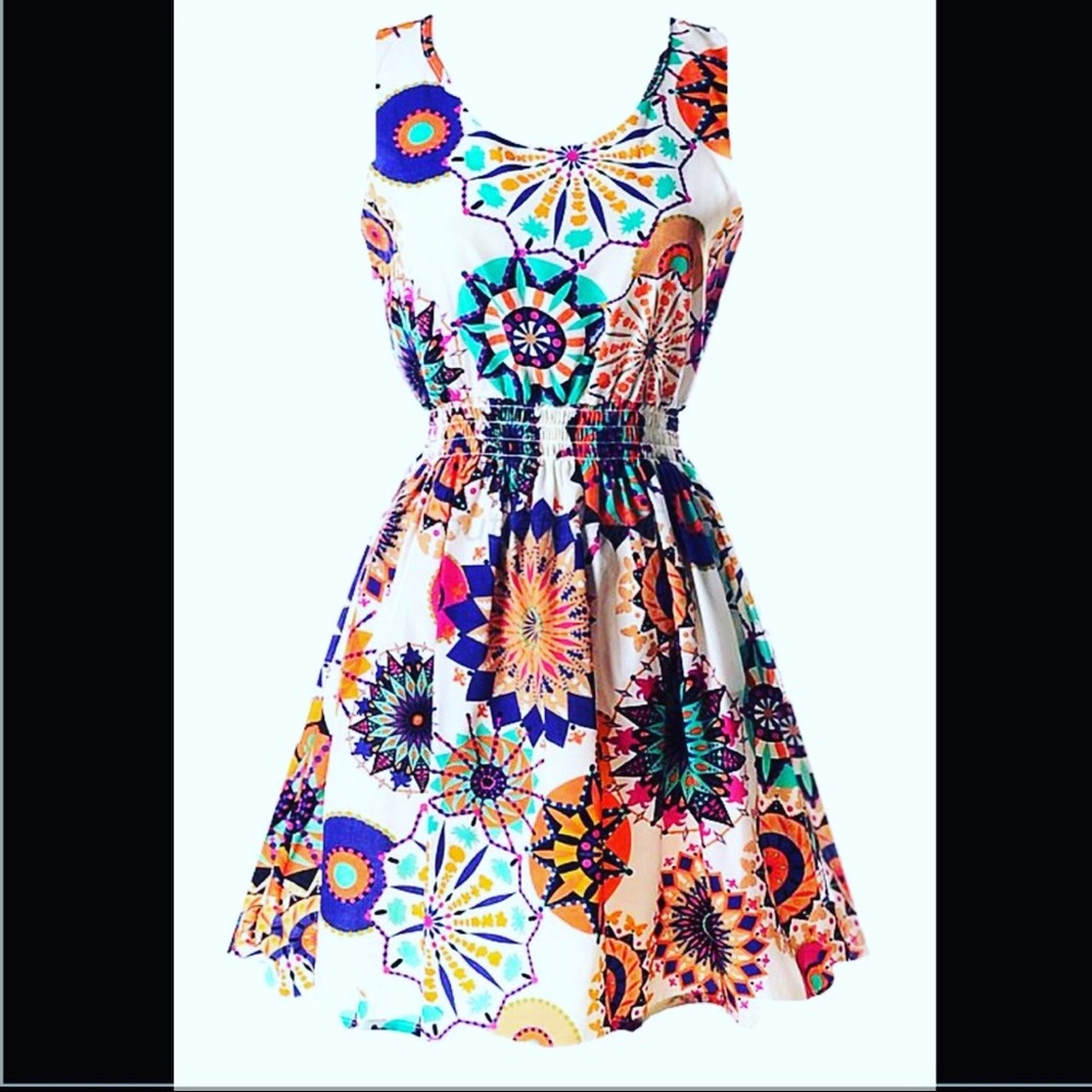BOHO SOFT SUMMER DRESS ACCORDING 2 BUST SIZE!