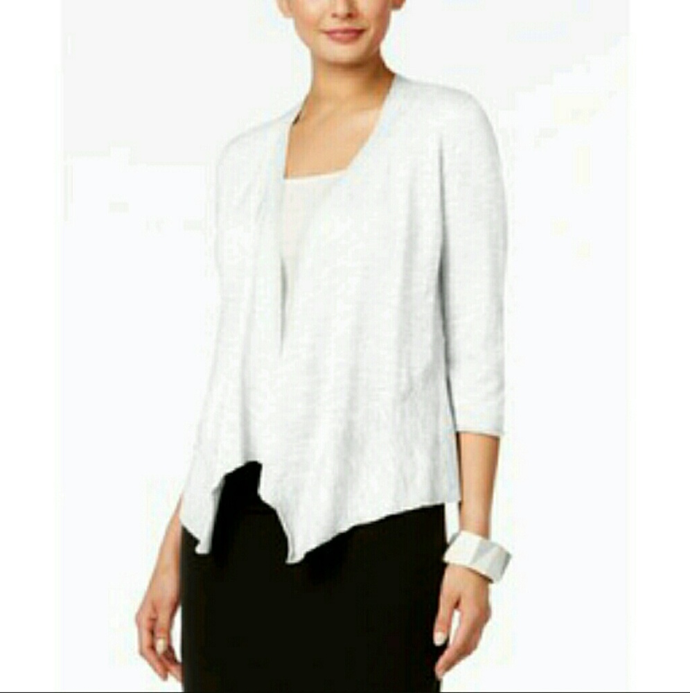 NWOT Alfani white light weight flowy cardigan