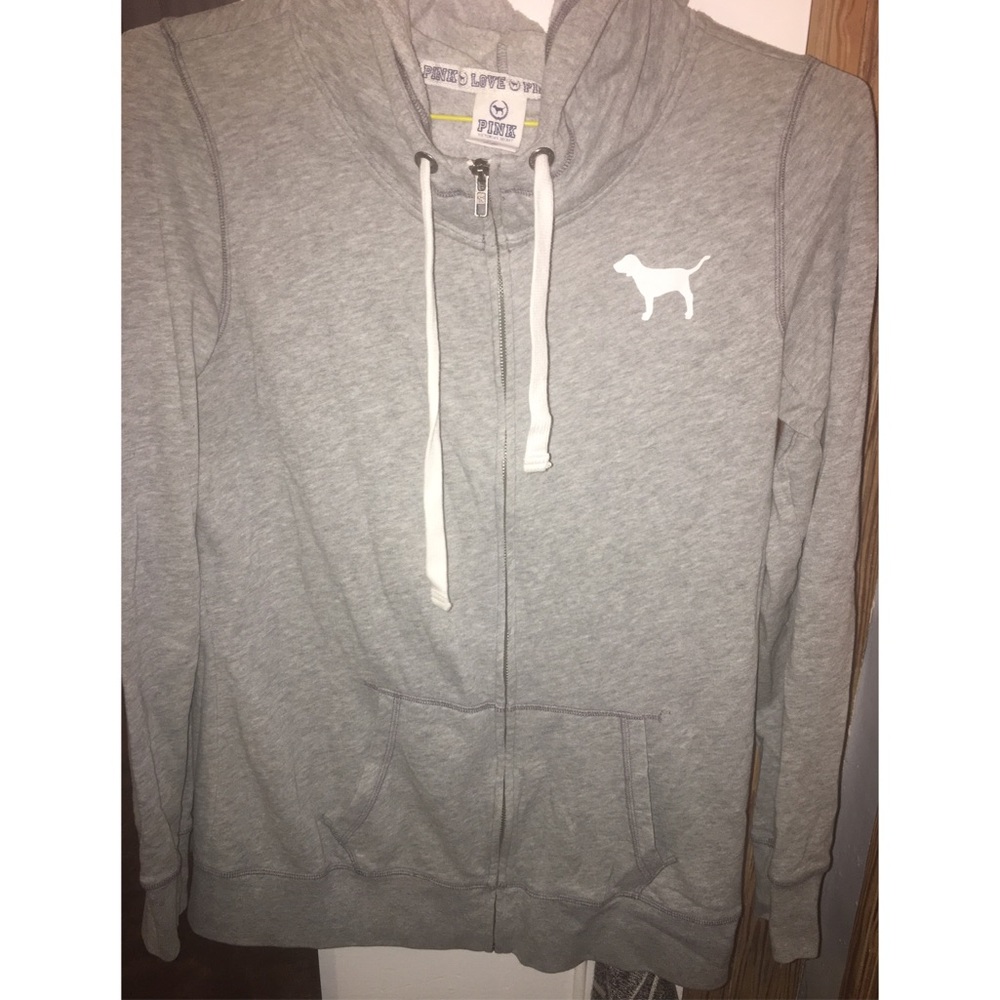 PINK zip up sweatshirt