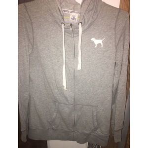 PINK zip up sweatshirt