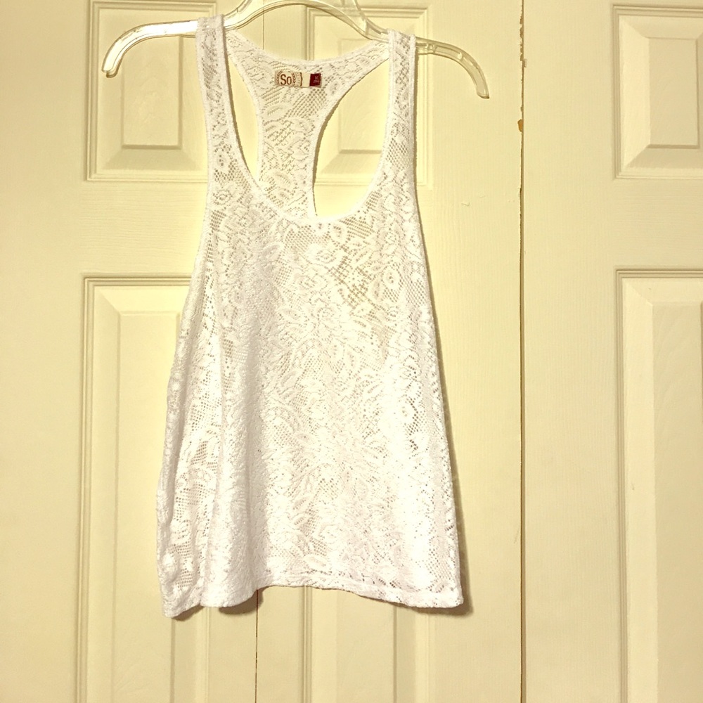 Lace tank top