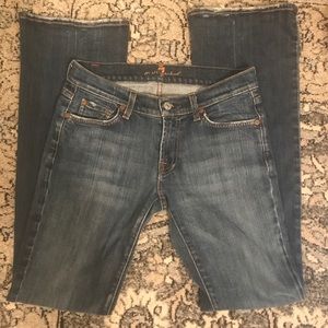 Size 28 Seven for All Mankind Bootcut Jeans