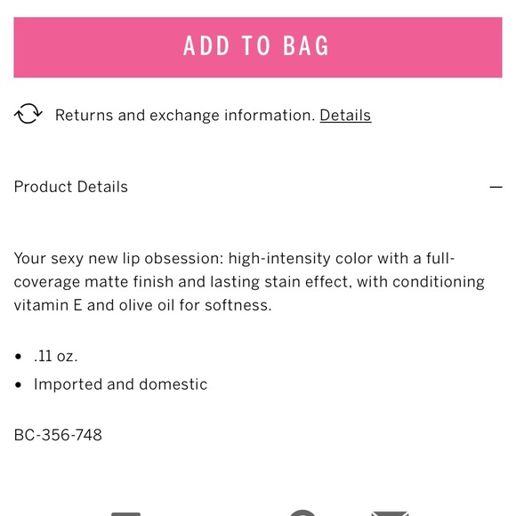 Victoria's Secret Velvet Matte Cream (Impulsive) - Picture 3 of 5