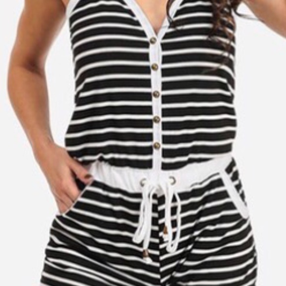 Striped romper - Picture 2 of 4