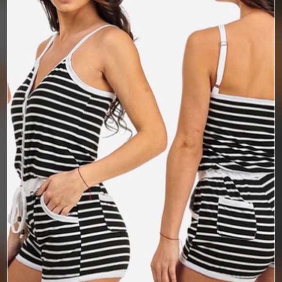 Striped romper - Picture 3 of 4