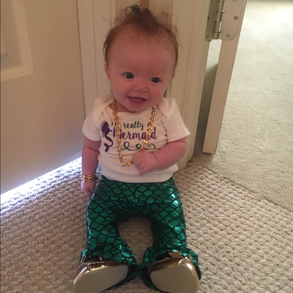 0-3 mermaid outfit