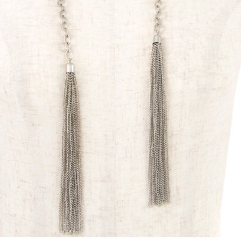 ❗️LAST ONE❗️Chain Tassel Wrap Necklace - Picture 3 of 3