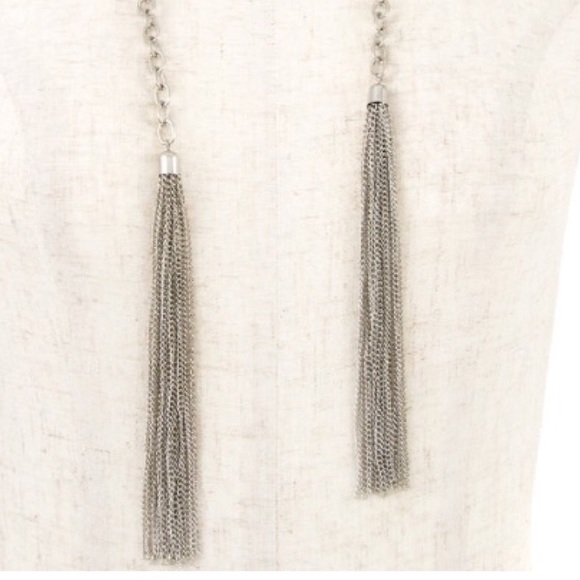 ❗️LAST ONE❗️Chain Tassel Wrap Necklace - Picture 3 of 3