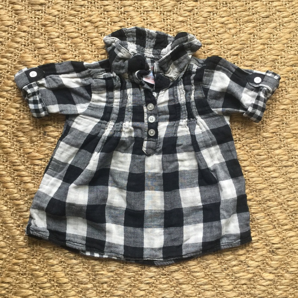 Joe Fresh 3yrs Black Plaid Shirt!