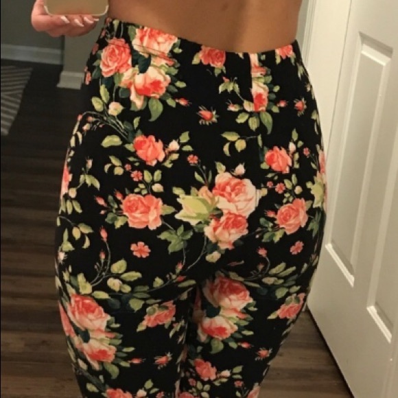 π₯ LAST ONE Comfy Leggings Super Soft Floral Print - Picture 6 of 6