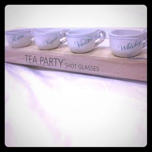 Set of four shot glasses