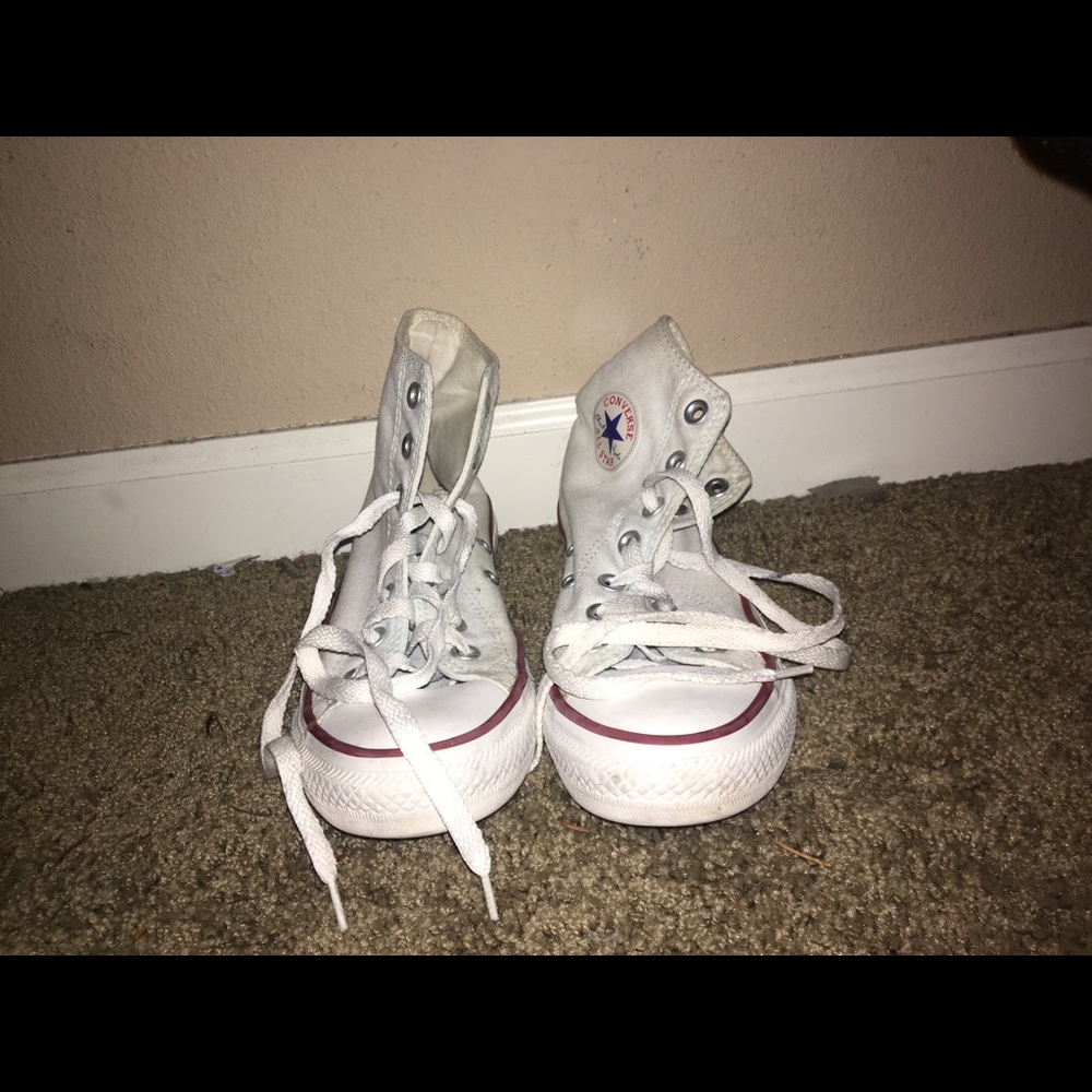 White high top converse