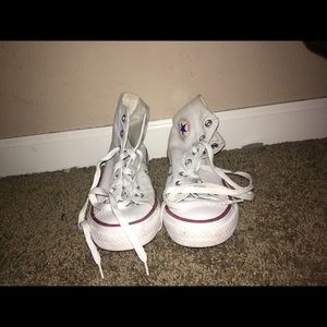 White high top converse