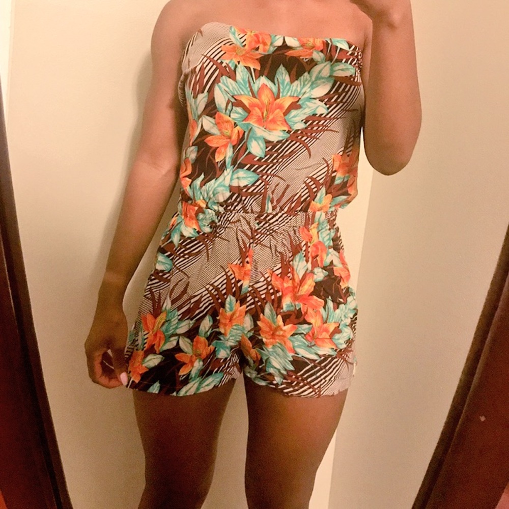 Floral Forever 21 romper