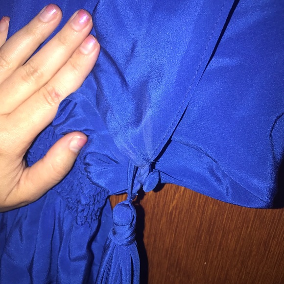 Blue Emerson Thorpe Small Cold Shoulder Dress π - Picture 3 of 5