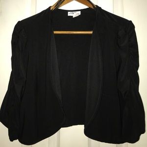 Black pullover blouse