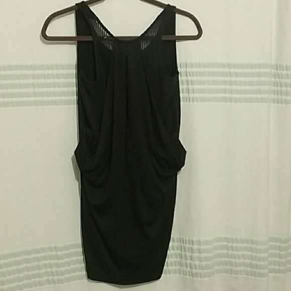 LAmade Split Back Tunic Tank with Mesh Lining - Picture 2 of 5