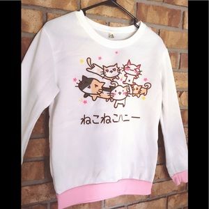 Japanese cat shirt