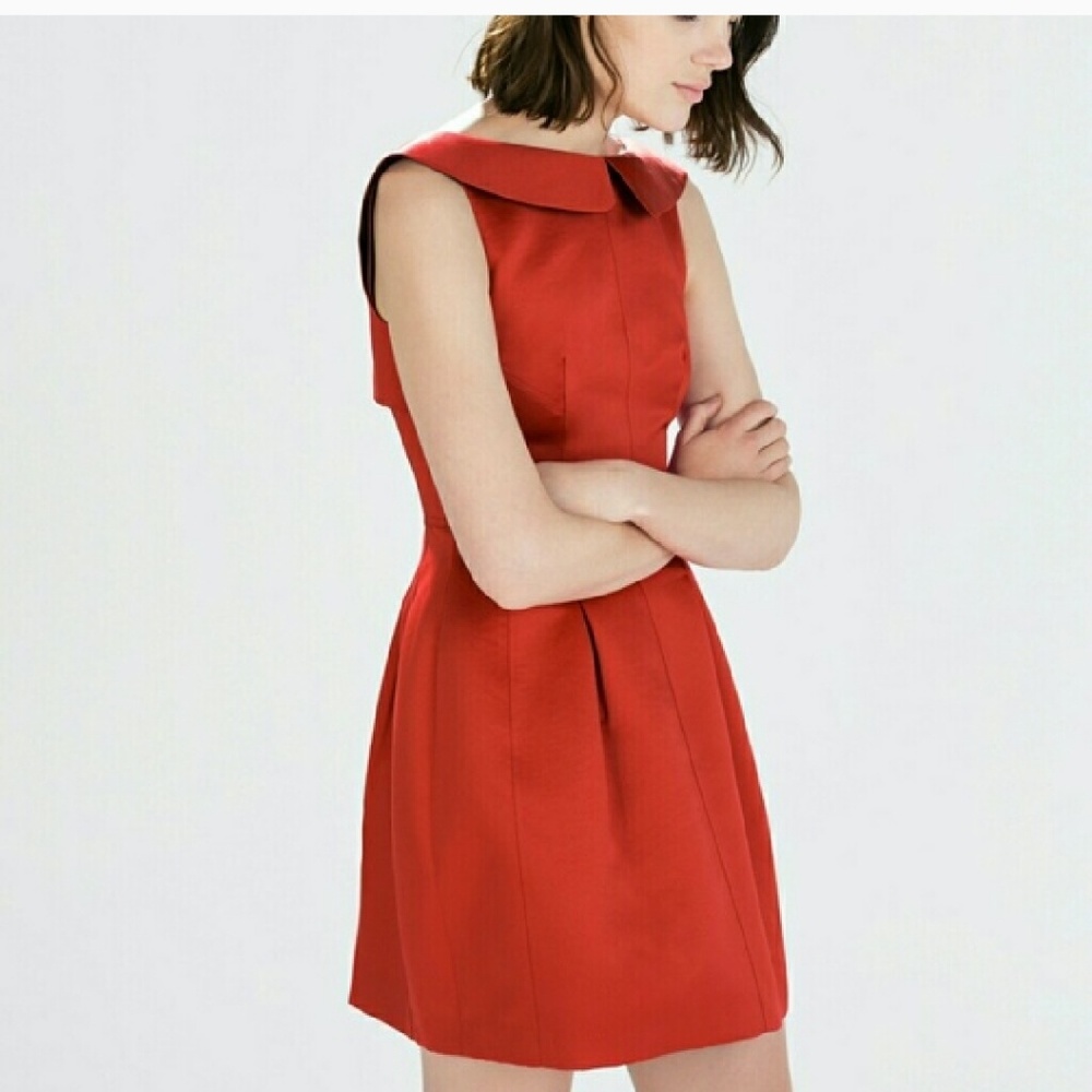Zara red dress