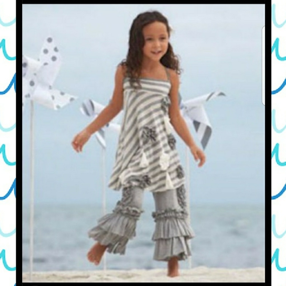 SOLD *HOST PICK * Pixie Girl  Swirly Ruffles Dress