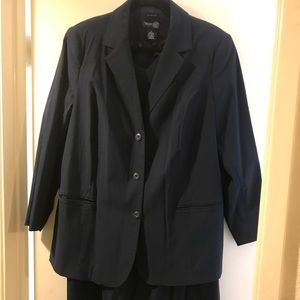 Navy tank dress and matching blazer Lane Bryant 18