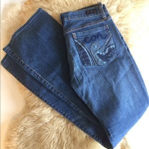 Citizens of Humanity Embroidered Bootcut Jeans