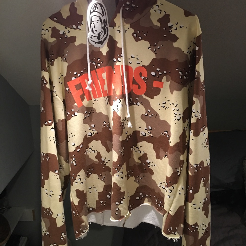 Vlone friends sand camo hoodie size large