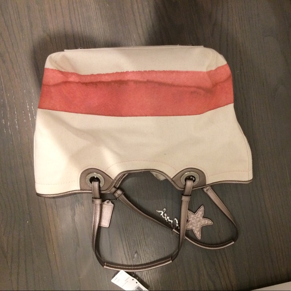 NEVER BEEN USED Coach canvas tote bag - Picture 2 of 4