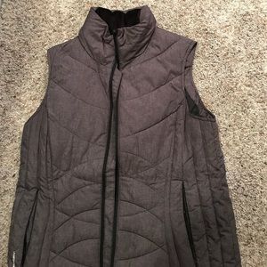 Women's dark gray vest.