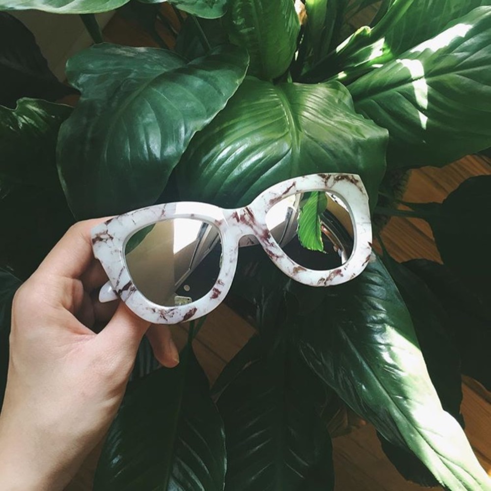 Quay Marble Sunglasses