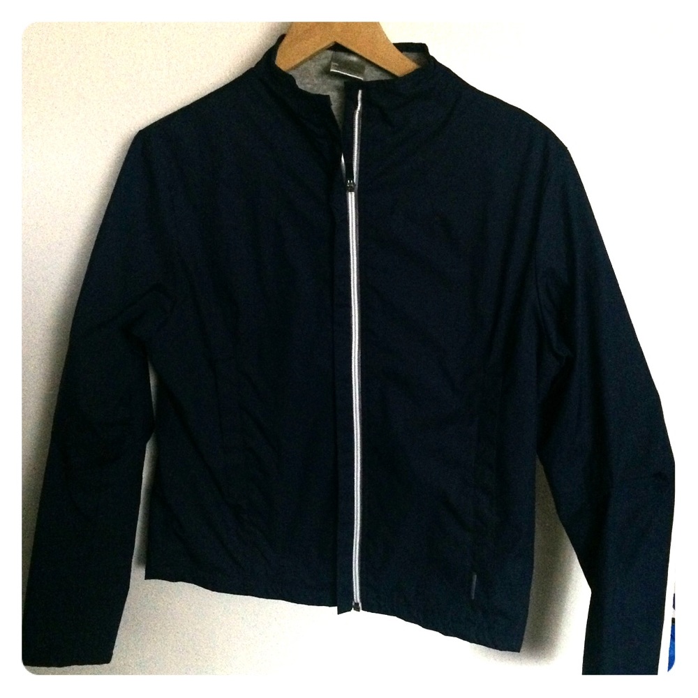 Nike navy blue zipper jacket