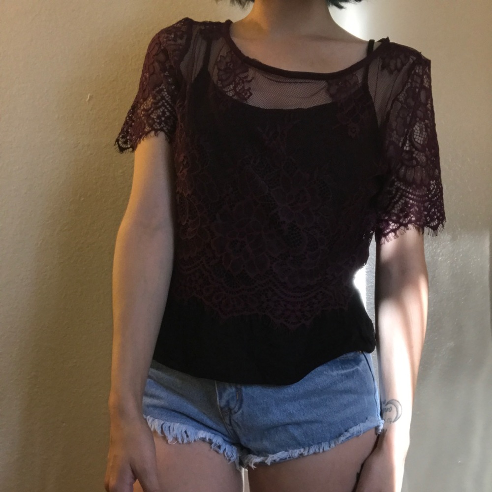 Burgundy Top