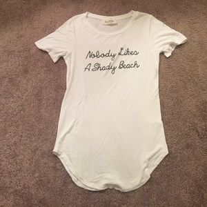 ✅ Nobody Likes A Shady Beach" shirt